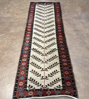 New Ivory Persian Luri Gabbeh Runner