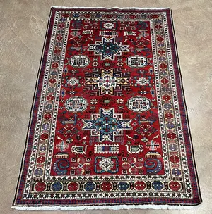 Vintage Red Persian Ardebeel 3