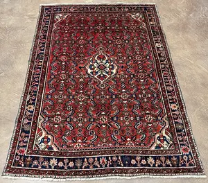 Antique Red Persian Hamadan 5