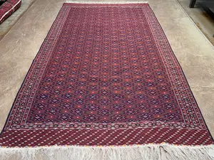 Vintage Red Afghanistan Sumak 7