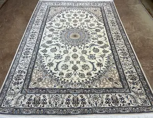 Vintage Ivory Persian Nain With Silk Highlights 7