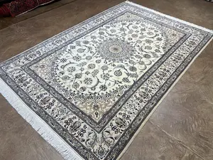 Vintage Ivory Persian Nain With Silk Highlights 7