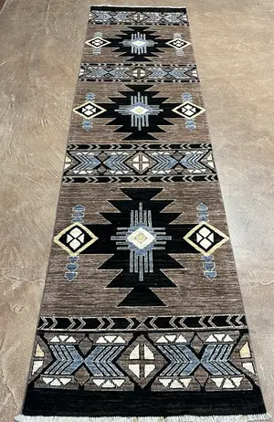 New Brown Afghanistan Navajo Runner