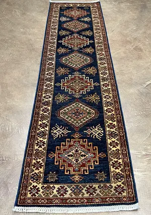 New Blue Pakistan Kazak Runner