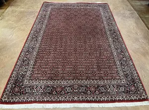 Vintage Red Persian Bijar 7