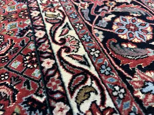 Vintage Red Persian Bijar 7