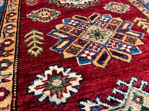 New Red Afghanistan Kazak Runner