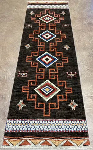 New Brown Afghanistan Navajo Runner