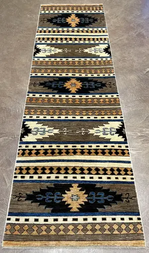 New Brown Afghanistan Navajo Runner