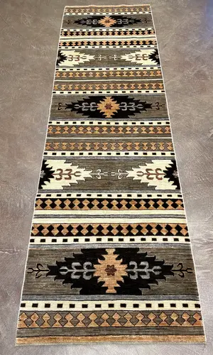 New Brown Afghanistan Navajo Runner