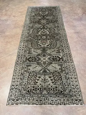 Vintage Grey Persian Lilihan Runner