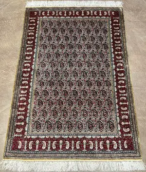 Vintage Gold India Silk Kashmir 3