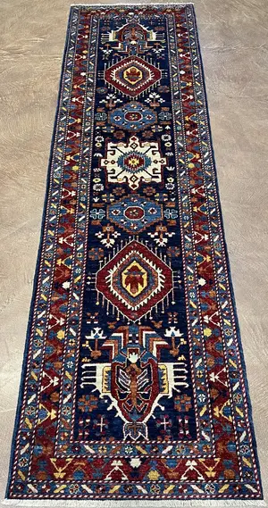 New Navy Afghanistan Modern Tribal Runner