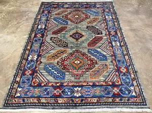 New Grey Afghanistan Modern Tribal 5