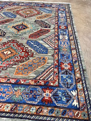 New Grey Afghanistan Modern Tribal 5