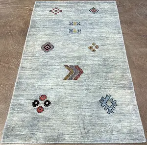 New Grey Afghanistan Gabbeh 3