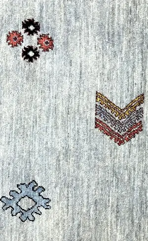 New Grey Afghanistan Gabbeh 3