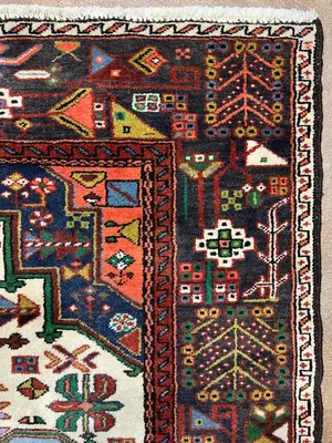 Vintage Ivory Persian Karajeh 5