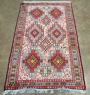 Vintage Ivory Turkey Sumak 4