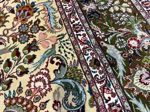 Vintage Gold Persian Tabriz 7
