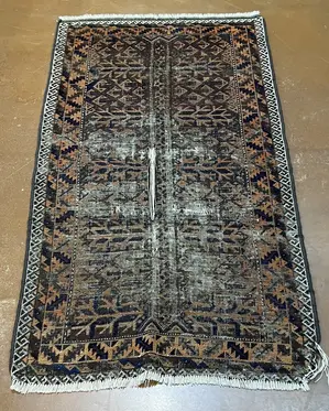 Antique Brown Afghanistan Baluch Remnant 2