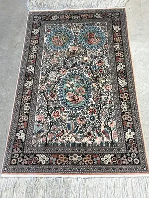 Vintage Ivory Turkey Silk Keysari 2'-6"x4'