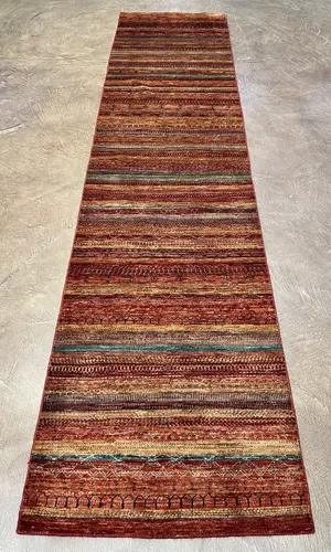 New Rust Afghanistan Gabbeh Runner