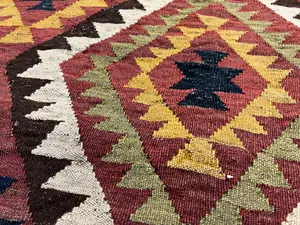 Vintage Multi Afghanistan Kelim Remnant 8