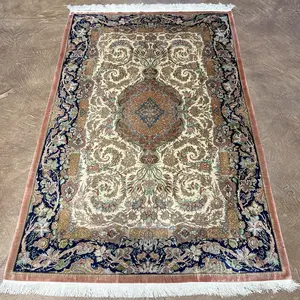 New Ivory Persian Silk Ghom 4