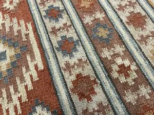 New Multi India Dhurrie 10