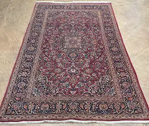 Antique Red Persian Kashan 4