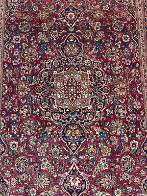 Antique Red Persian Kashan 4