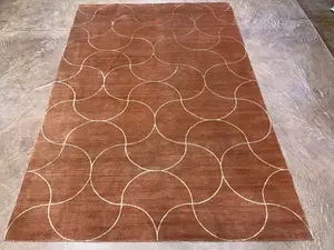 New Rust Nepal Modern W. Silk Highlights 6