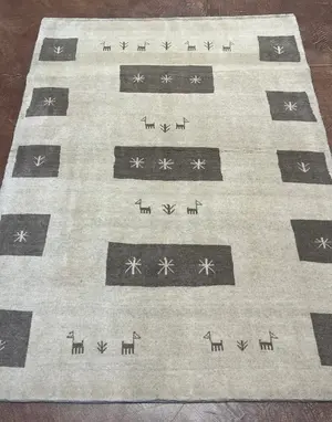 New Ivory Persian Gabbeh 4