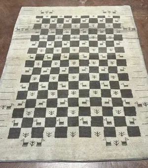 New Ivory Persian Gabbeh 5