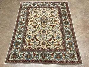 Vintage Beige Turkey Silk Turkish 4