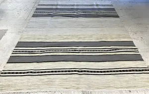 New Ivory India Modern Dhurrie 8