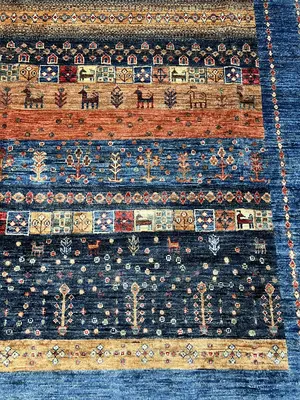 New Blue Afghanistan Gabbeh 9