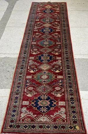 New Red Pakistan Modern Tribal Runner