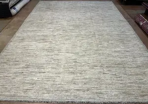 New Ivory Afghanistan Modern Berber Collection 10' X 14'