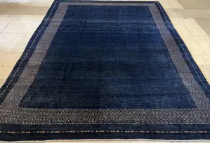 New Navy Persian Kashkoli Gabbeh 9' X 12'