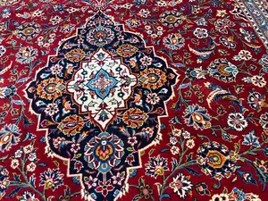 Vintage Red Persian Kashan 8' X 10'