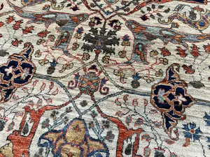 New Ivory Afghanistan Aryana Garrus Bijar 4' X 6'