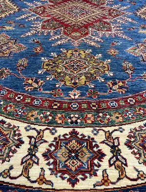 New Blue Afghanistan Kazak Round