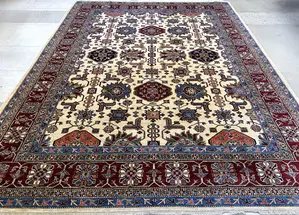 New Ivory Afghanistan Kazak 10' X 14'
