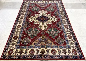 New Red Afghanistan Kazak 6' X 9'