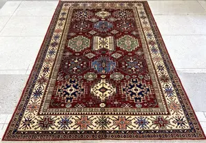New Red Afghanistan Kazak 6' X 9'